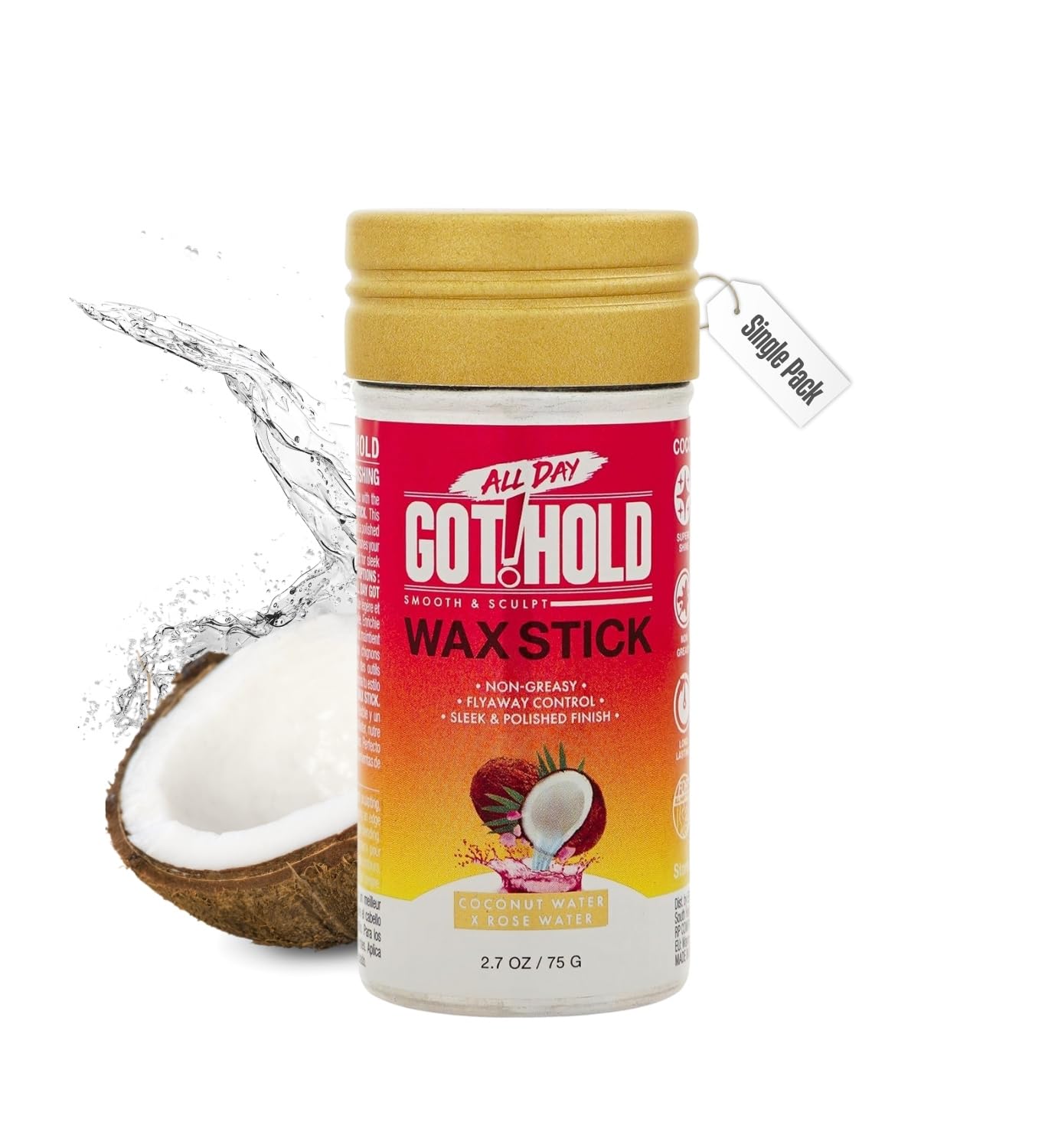 All Day Got2Hold Wax Stick – Coconut 2.7oz